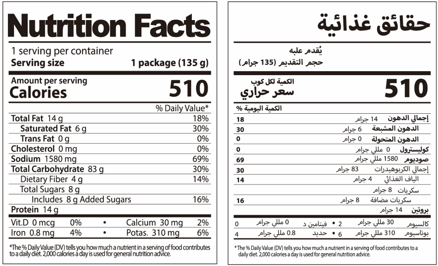 Nutrition Facts